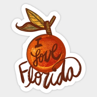 I Love Florida Sticker